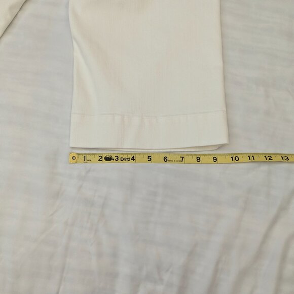 David Kahn Jeanswear Size 27 Winter White Wide Legged Capris - Picture 6 of 14